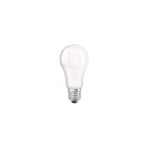 Ampoule led dépolie standard E27, 13W, blanc chaud.