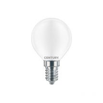 Ampoule Led E14 4 W Ronde Satiné Blanc Medium 3000k