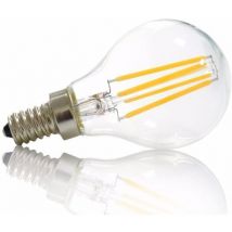 Ampoule led E14 6W à filament Couleur led: Blanc neutre (4000-4500K)