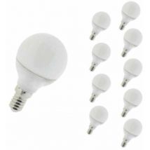 Ampoule led E14 6W 220V G45 Dimmable (Pack de 10) - Blanc Froid 6000K - 8000K Silamp