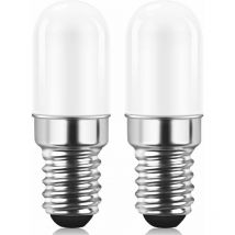 Phasat - Ampoule led E14 pour Réfrigérateur, 1.5W équivalent à 15W, Blanc Chaud 3000K, Ampoule pour Frigo, Lampe de Sel, Machine a Coudre, Non