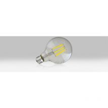 Vision-el - ampoule à led cob e27 - 8w - 6000k - globe g95 - filament - boite