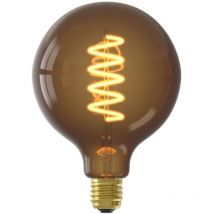 Calex - Ampoule led E27 G125 globe - Filament droit - 4 w - 120 lm - 1800 k - Intensité variable - Naturel