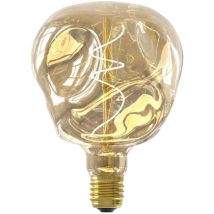 Calex - Ampoule led E27 G125 neo organic - Filament flexible - 4 w - 75 lm - 1800 k - Intensité variable - Champagne