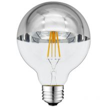 Optonica - Ampoule led E27 G95 4W équivalent à 27W - Blanc Chaud 2700K