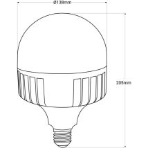 Fumagalli - Ampoule Led E27 Haute Puissance - 60w Ø138mm