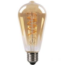 Ampoule led E27 ST64 4W Ambrée Filament Déco Vintage