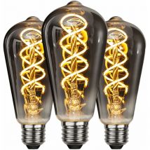 Ampoule led E27 Vintage, Économie d'énergie, de Style Industriel, Ampoule E27 Lampe Décorative Rétro Antique, 4W pour Chambre Restaurant Café Bar