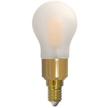 Girard Sudron – Ampoule LED E14 à filament 6W – Blanc chaud – Verre givré – 15 000 heures de durée de vie