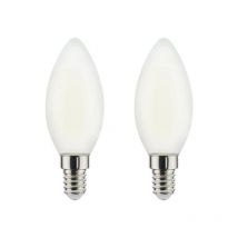 Ampoule led Filament Xxcell Flamme Dépolie - E14 équivalent 40W x2