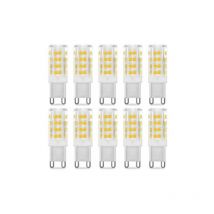 Kcvv - Ampoule led G9 5W, Equivalent 40W , Blanc Chaud 3000k, 220-240V, 360° angle de faisceau, Pack de 10