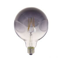 Ampoule led Globe (G125) Irrégulière au verre fumé, culot E27, 6W cons. (48W eq.), 600 lumens, lumière blanc chaud - RFDE400B125IRF - Xanlite