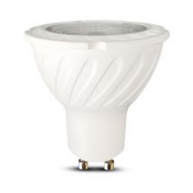 Spot LED GU10 blanc - Samsung - Lentille 38° - IP20 - 7W - 480 Lumens - 3000K - 5 ans