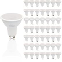 Led Atomant Sl - Ampoule led GU10 8W 800LM 120o Blanc Chaud 3000K - Lot de 50 u.