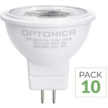 Ampoule led GU4 / MR11 3W 12V - Pack de 10 / Blanc Froid Silumen