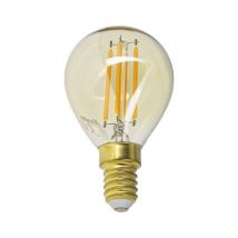 Ampoule led (P45) / Vintage au verre ambré, culot E14, 3,8W cons. (30W eq.), 350 lumens, lumière blanc chaud - RFDV400PA - Xanlite