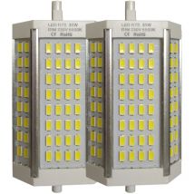 Ampoule led R7s 30W 118mm 3000LM 200o Réglable Blanc Neutre 4500K - Lot de 2 u.