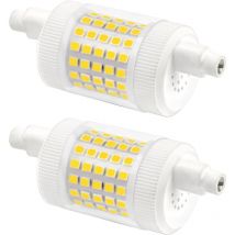 Ampoule led R7S 78mm Dimmable 15W Blanc Froid 6000K, 1500LM, ac 230V, Equivalent Crayon Halogène R7S 120W 100W, J78 led Linéaire pour Plafonnier