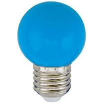 Ampoule led sphérique 1W E27 Bleue