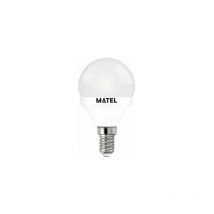 Ampoule led sphérique e14 5w en métal neutre (3 intensités)