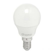 Ampoule led sphérique douille E14 2700k 470lm - 5 watts Dhome