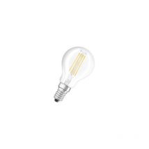 Bellalux - Bombilla led esfera de cristal transparente E14, 4W, blanco frío.