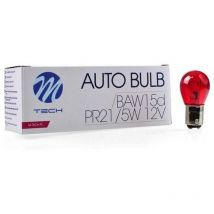 Ampoule Pr21 5w Baw15d 12v 21 5w Rouge BOITE De 10
