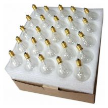 Start - Ampoule sphérique G40-base E12-IP44-étanche-blanc chaud-pour éclairage de cour-7 décoration de fête de mariage w