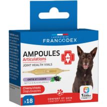 Ampoules Articulations 18 x 1 ml Pour Chiots et Chiens Francodex