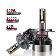 Ampoules H1 led 30000LM 200W pour 24V Automobiles, 6000K Blanc