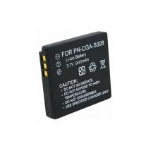 BT-PANCGAS008-1CT Numérique Remplacement Caméra/Caméscope Batterie pour Panasonic Cga-S008/S008E/S008E/1B/S008A/S008A/1B/Dmw-Bce10 Gris - Amsahr