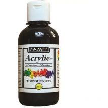 Fevicryl Acrylique éducative & créative Noir (ACE220) 0,200 l - AMT