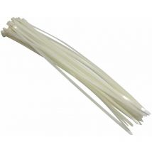 Amtech - 30pcs Tie Wraps (500 x 6.5 mm) White - S0823