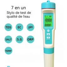 Análisis del agua de la piscina Monitor de calidad del agua 7 en 1, analizador de calidad del agua