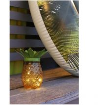 Lampe solaire Ananas Galix Métal/Verre - 5 led - 8h d'éclairage