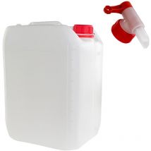 Scsports - anaterra Bidón de Agua - 10 litros, con Grifo y Asa de Transporte, Portátil, pvc, Libre de bpa, a Prueba de Fugas - Contenedor Plástico,