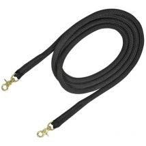 Taglia unica, Noir: Anches de contrôle souples de 2,95 m en nylon de 14 mm d'épaisseur et mousquetons