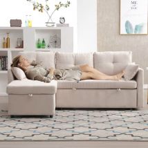 Ancien sku : W1880S00035) Canapé sectionnel modulaire Canapé modulaire en forme de l avec chaise réversible Canapé modulaire Canapé sectionnel avec