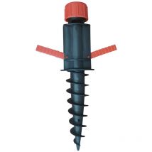 Anclaje de arena para sombrilla con forma de espiral Ø máx 32mm plástico mod. Gigante