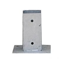 Nortene anclaje valla metalico 9x9x15cm , Anclaje metálico para vallas de madera Tamaño 9x9 cm Altura 15 cm.