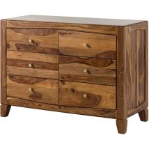 ANCONA 120 Buffet en bois de Sheesham - laqué / brun 110x45x80