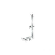 Simpson Strong Tie - Ancoraggio Per Montante Di Struttura Ossea Hd400M16G-B Sst (a 10)