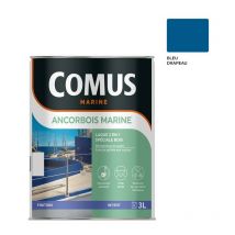 ANCORBOIS MARINE BLEU DRAPEAU 3L- Laque microporeuse pour la protection et la décoration des bois et dérivé