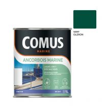 Ancorbois marine vert oleron 1L Laque microporeuse pour la protection et la décoration des bois et dérivé