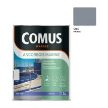 Ancorbois marine gris perle 3L Laque microporeuse pour la protection et la décoration des bois et dérivé