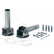 Paire d'ancrages articulés – Acier inoxydable – Fixation échelle Ø 43 mm – FLEXINOX