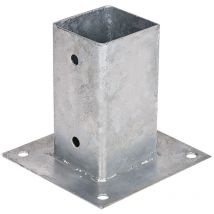 Ancre métallique carrée 7x7cm F50002 Faura Acier inoxydable - Dimension 7x7cm base 15x15cm