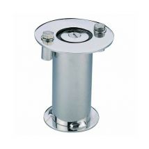 Ancre de fixation avec vis pour couloirs de piscine. Acier inoxidable