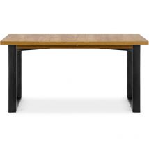 Ceto Klappbarer Esstisch, Braun - Konsimo