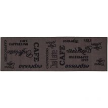 Tappeto, Nylon, Marrone, 67 x 250 cm - Andiamo